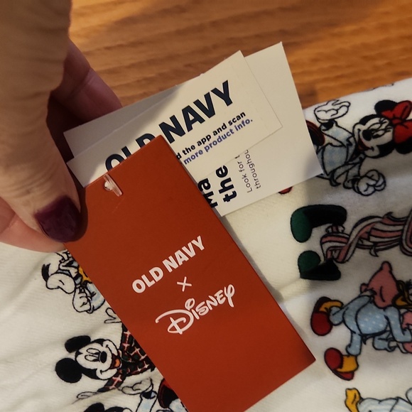 Disney Women Cream Cartoon Character Pants, Size Medium,  New With Tags - Picture 3 of 7